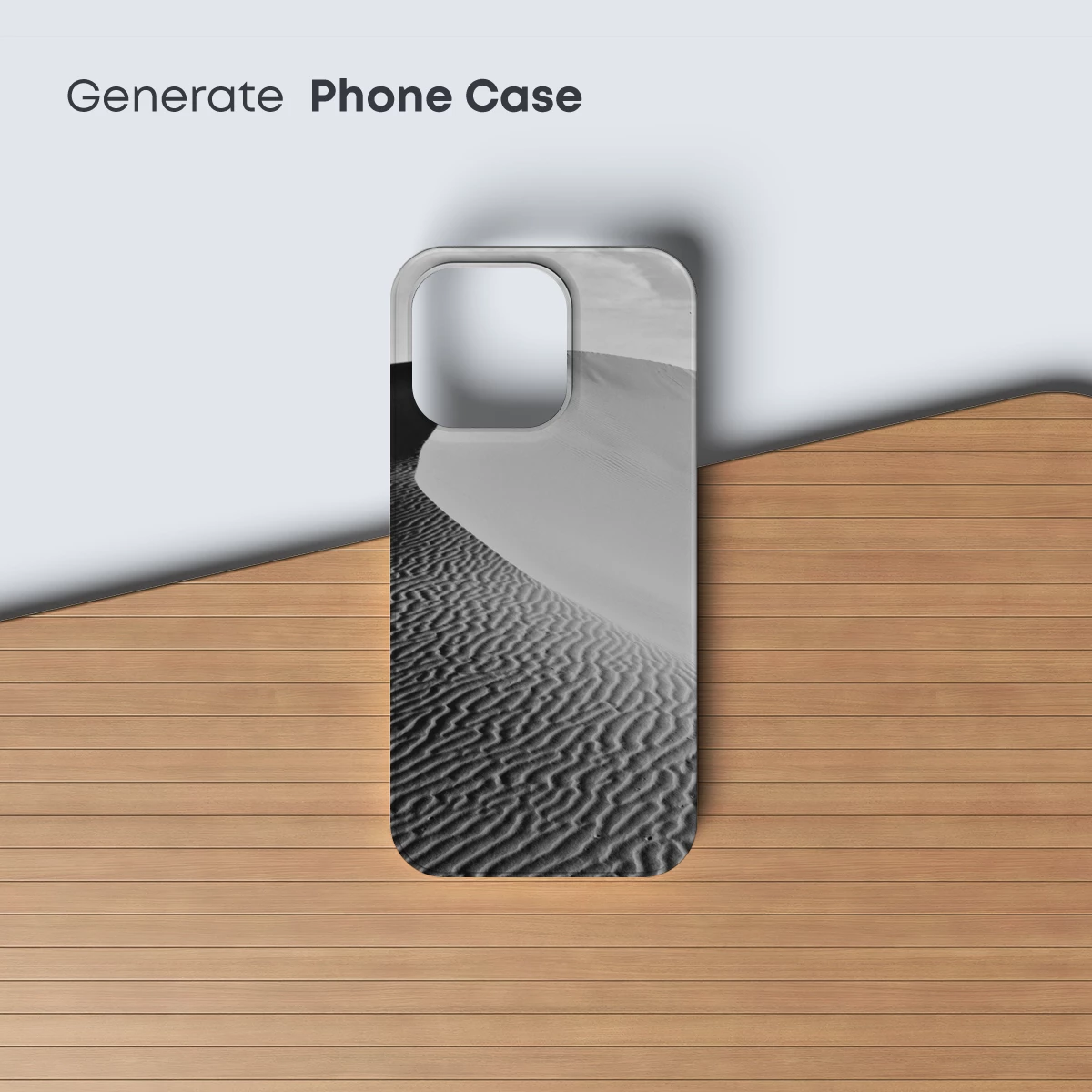 Desert Symphony: Ripples of Sand in Monochrome - Image 3