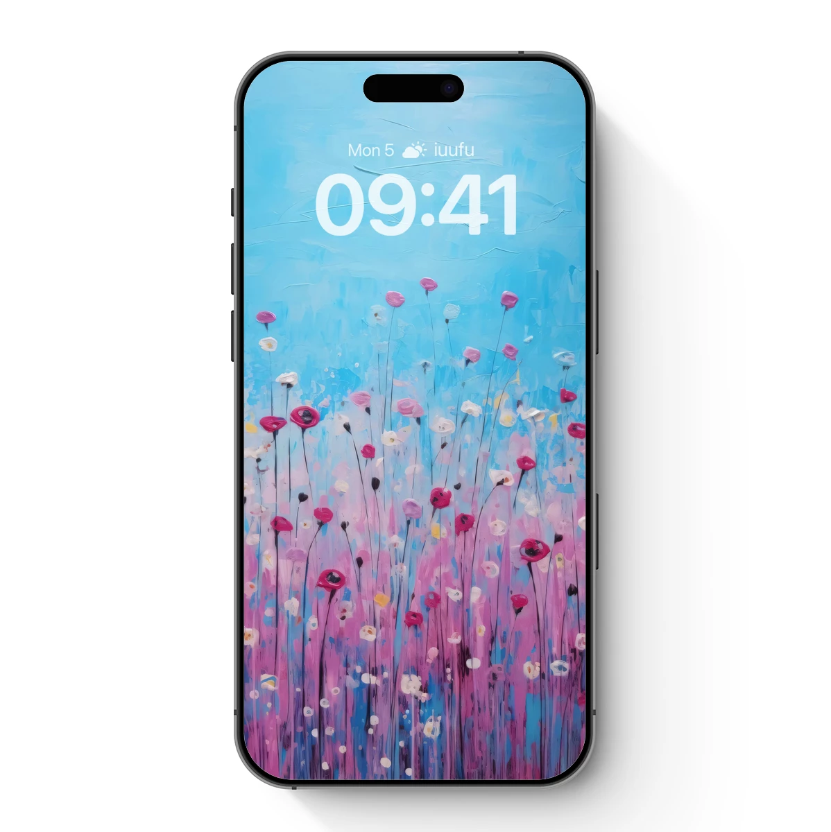 Blossom Symphony in Blue and Pink