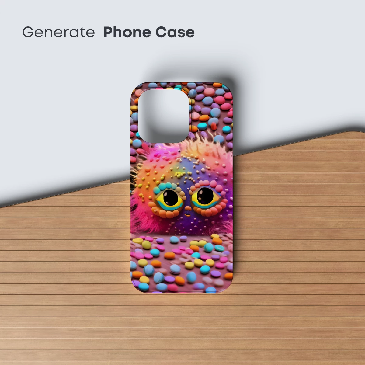 Candy-Eyed Creature in a Sweet Wonderland - Image 3