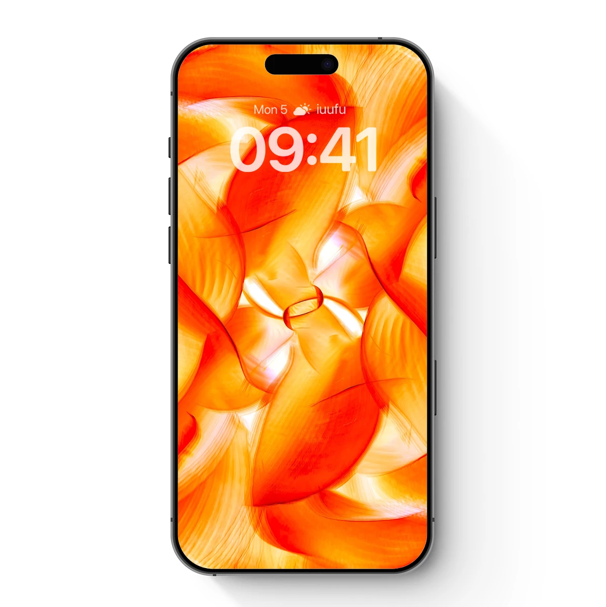 Fiery Petal Symphony: Abstract Floral Fusion