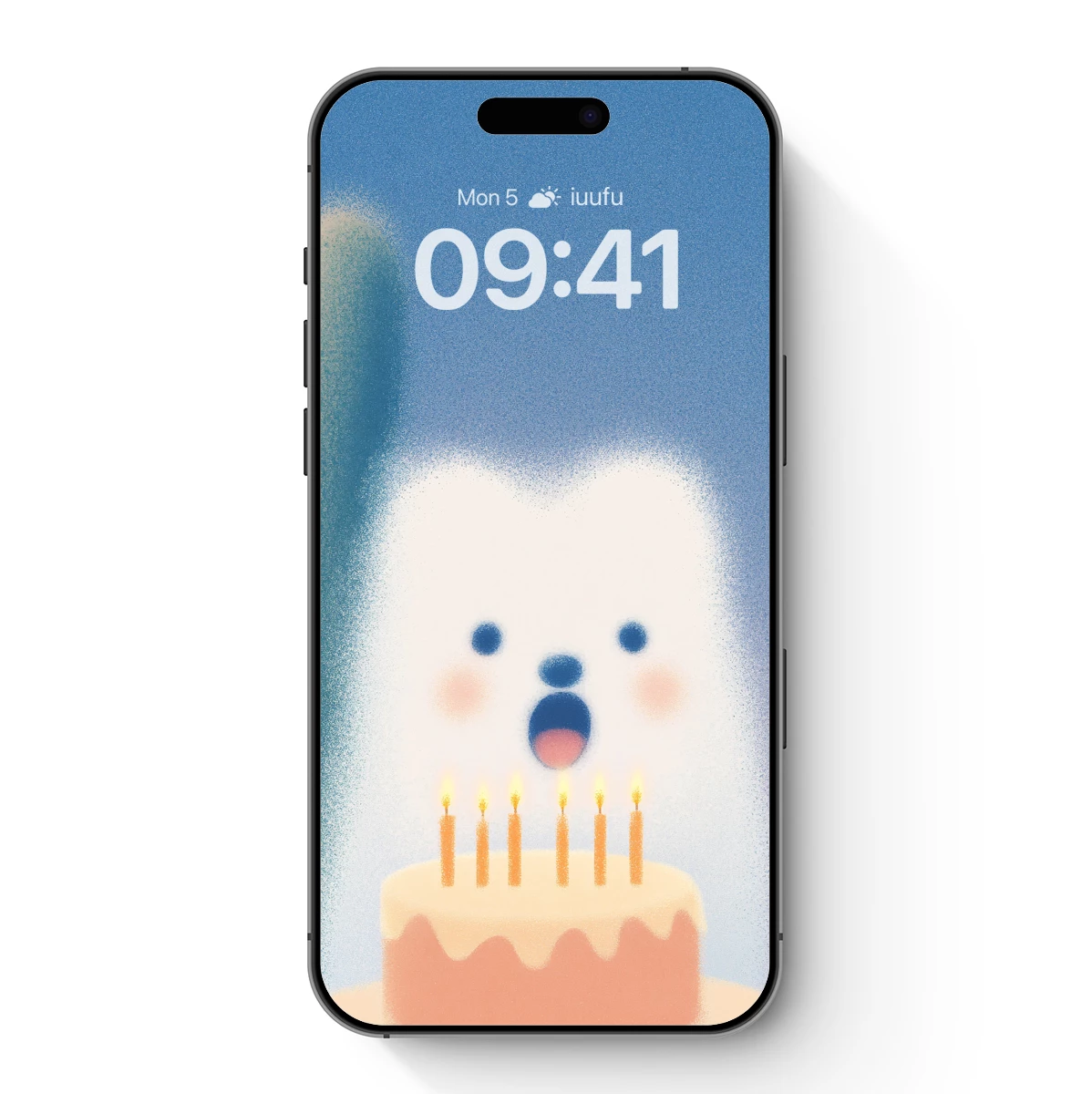 Cute Bunny Celebrates with Cake: Whimsical Cartoon Art