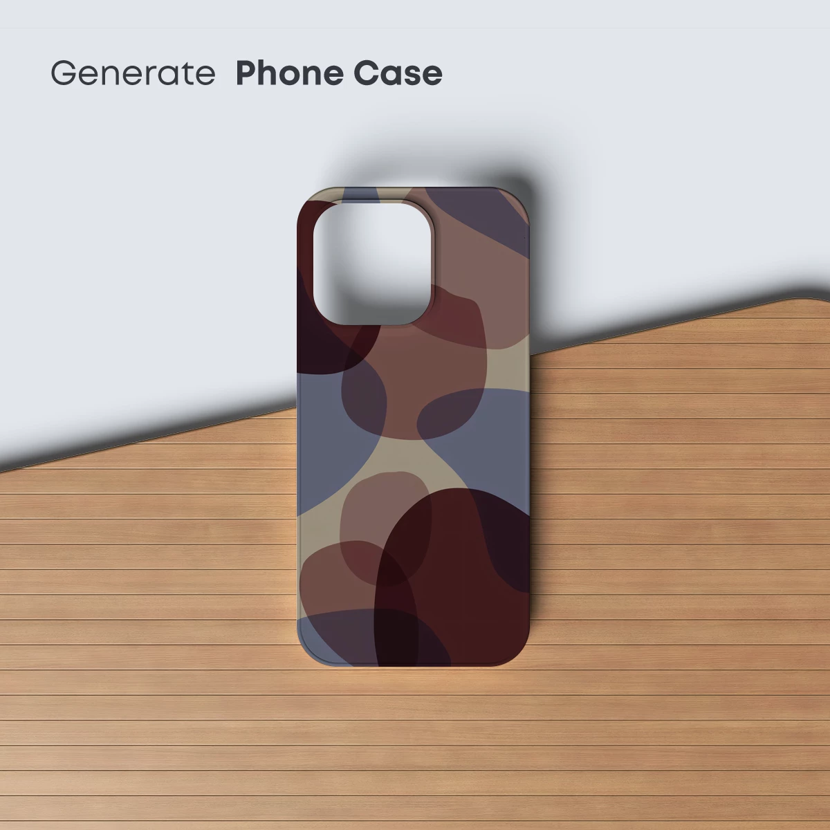 Abstract Fusion: Earthy Tones and Fluid Shapes - Image 3