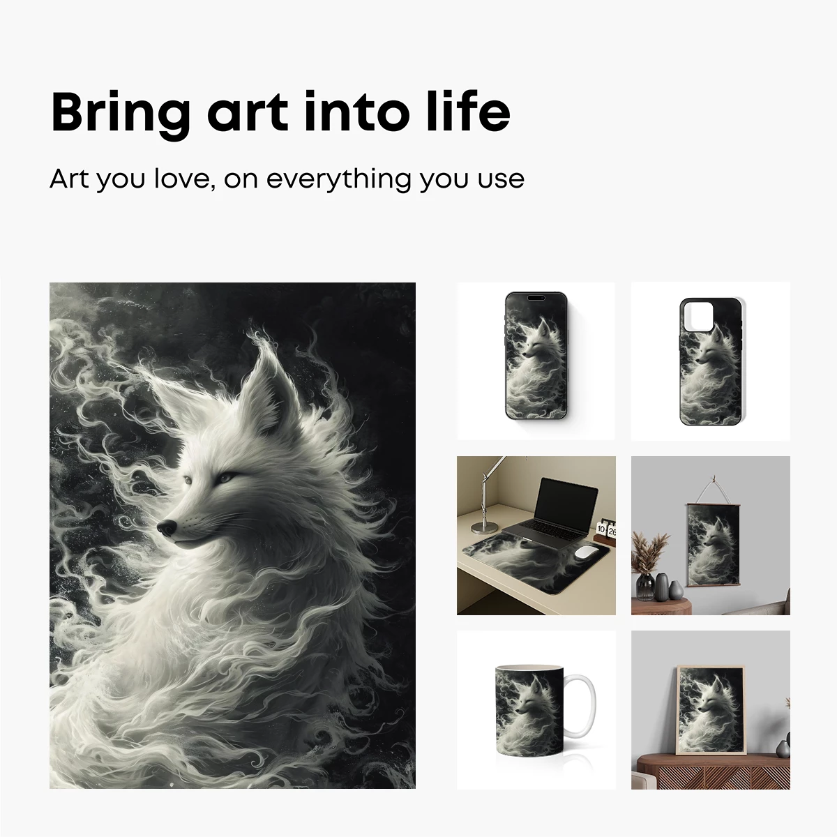 Ethereal Fox in Misty Dreamscape - Image 2