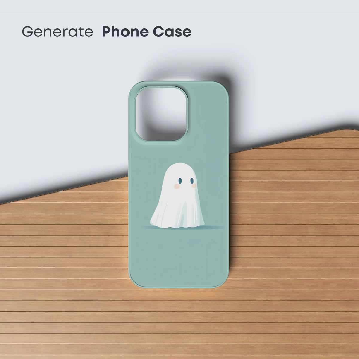 Cute Ghostly Spirit in Pastel Serenity - Image 3