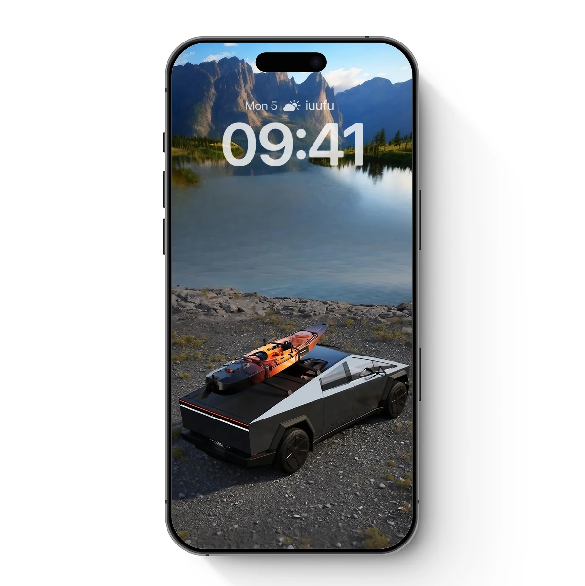 Futuristic Pickup by Serene Lake