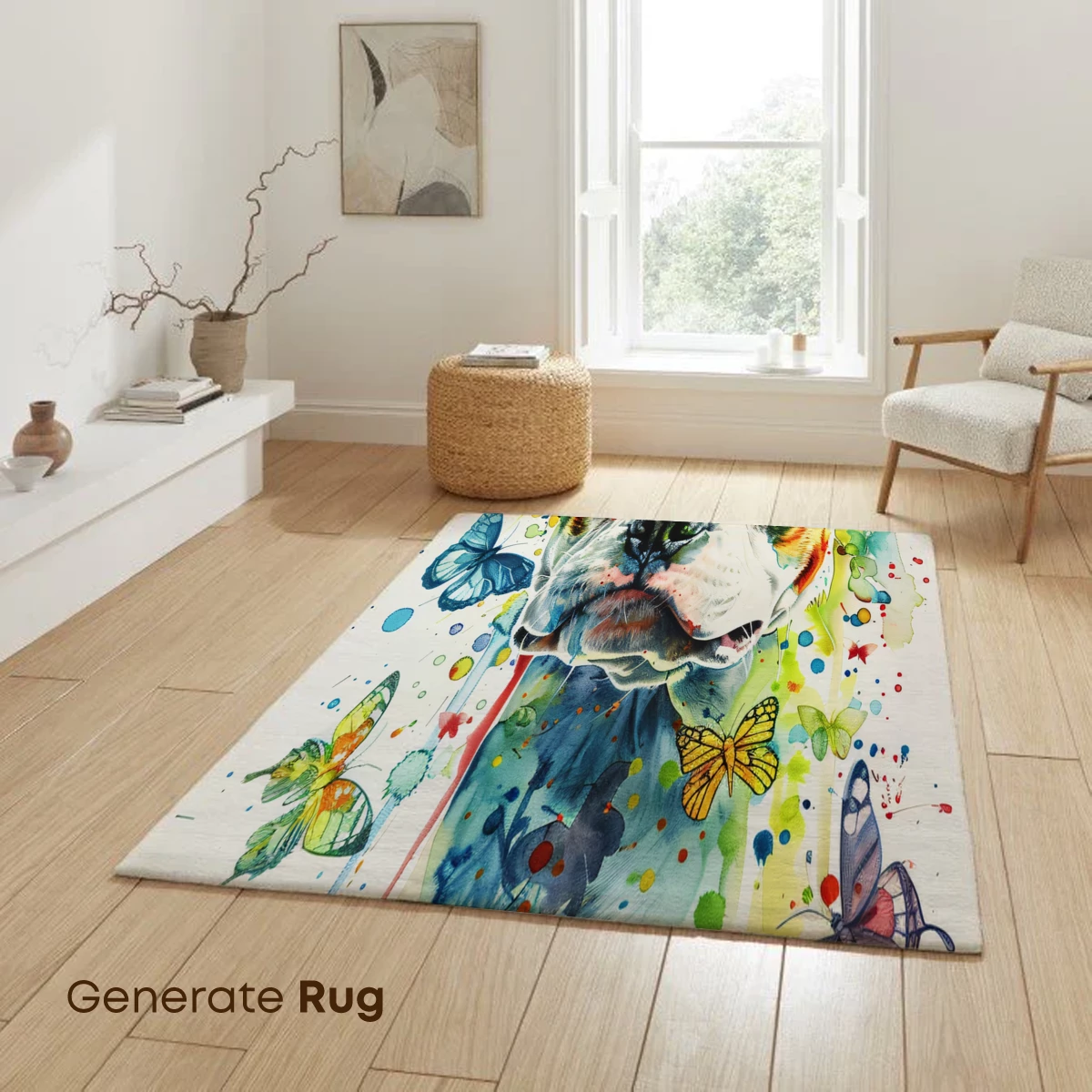 Butterfly Bulldog Watercolor Fusion - Image 6