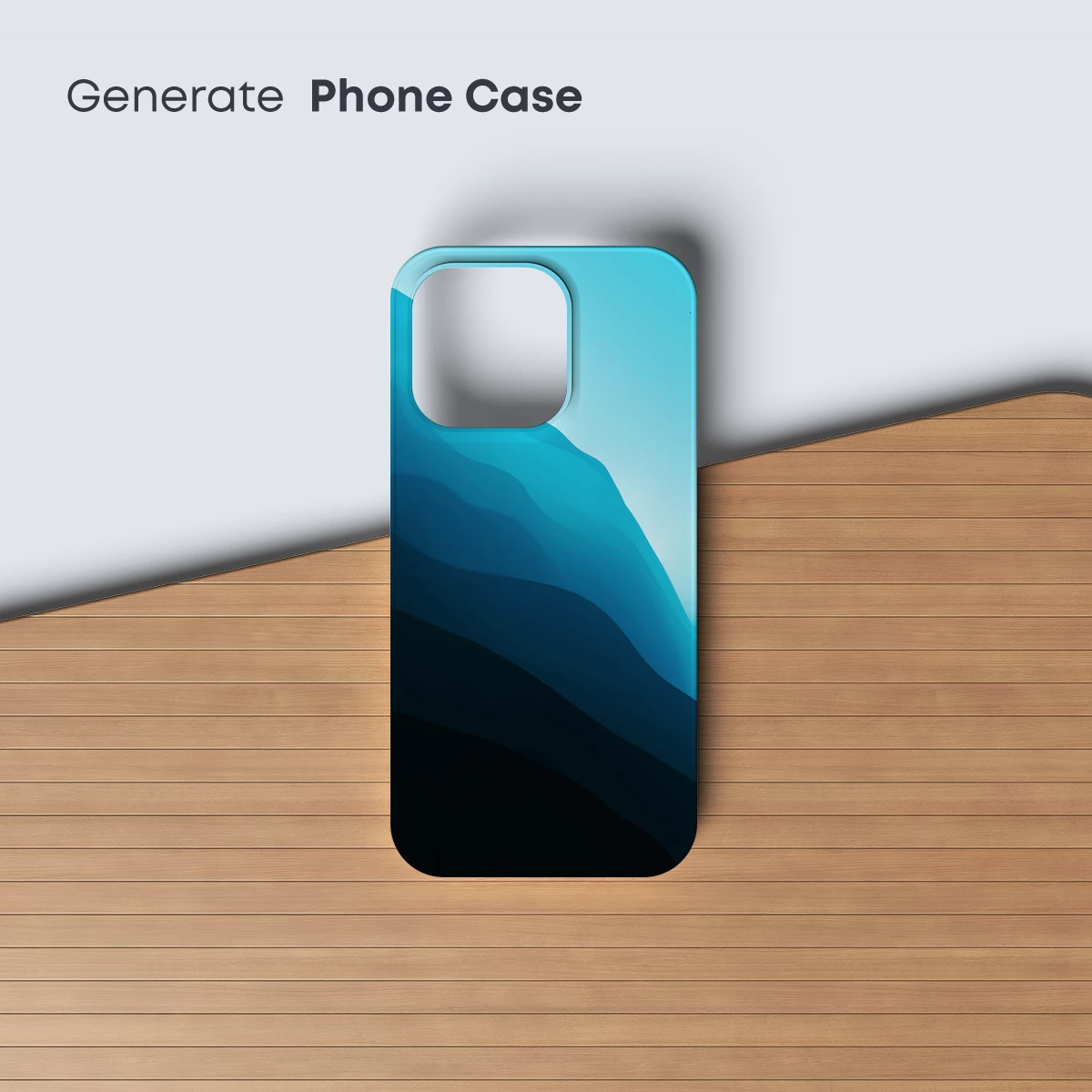Blue Gradient Waves: Abstract Flow - Image 3