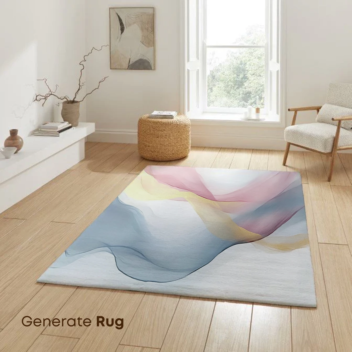 Ethereal Silk Waves: A Dance of Pastel Hues - Image 6