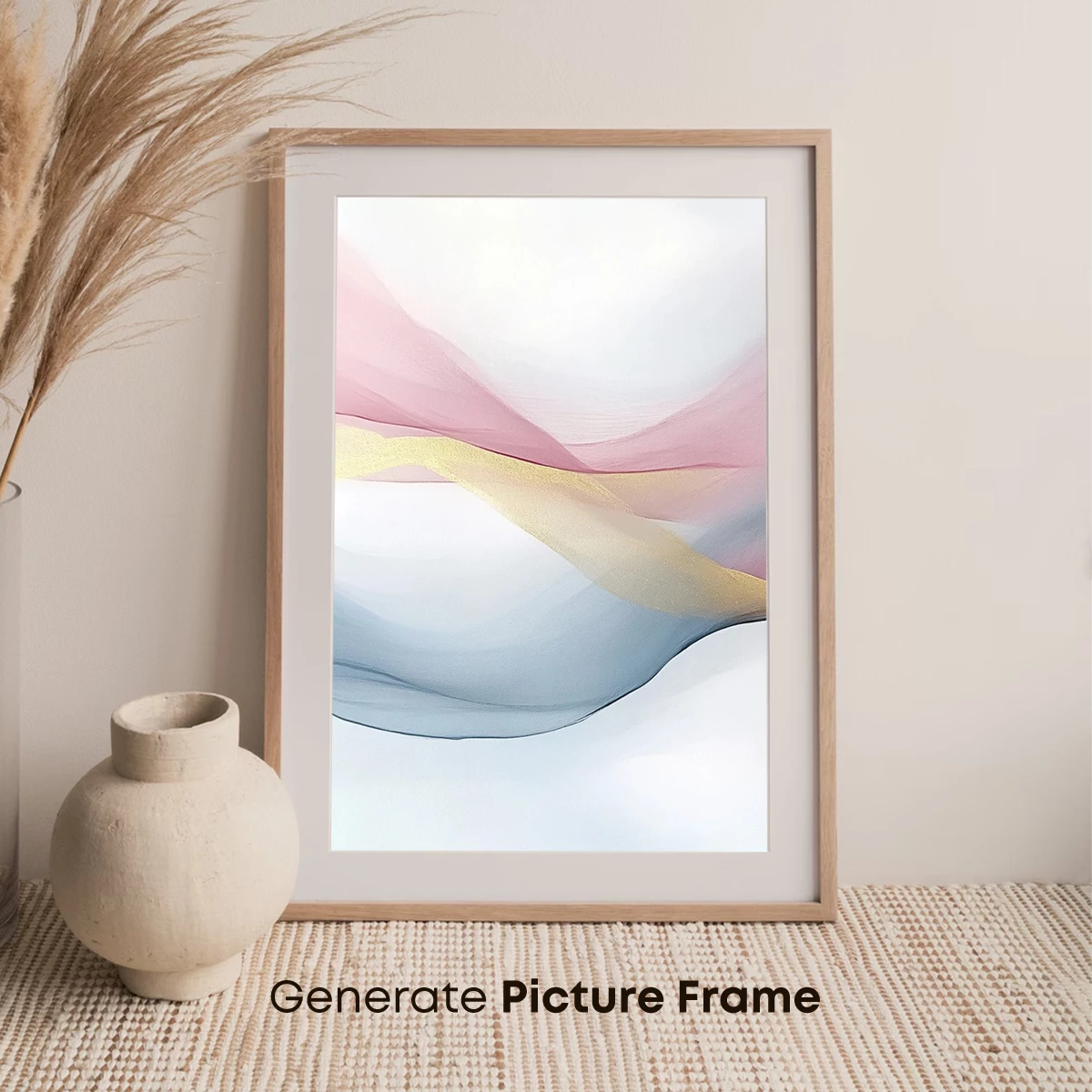 Ethereal Silk Waves: A Dance of Pastel Hues - Image 7