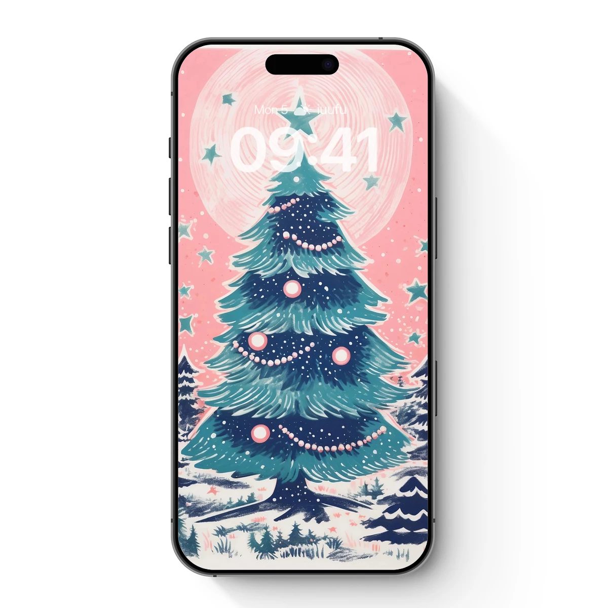 Enchanted Christmas Tree Under a Pink Moon Enchanted Christmas Tree Under a Pink Moon