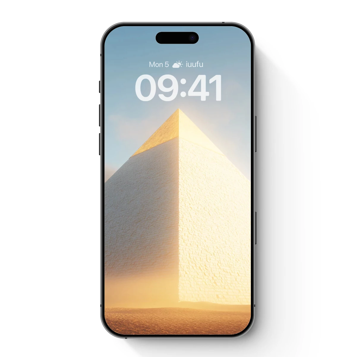 Golden Pyramid at Dawn: A Desert Odyssey