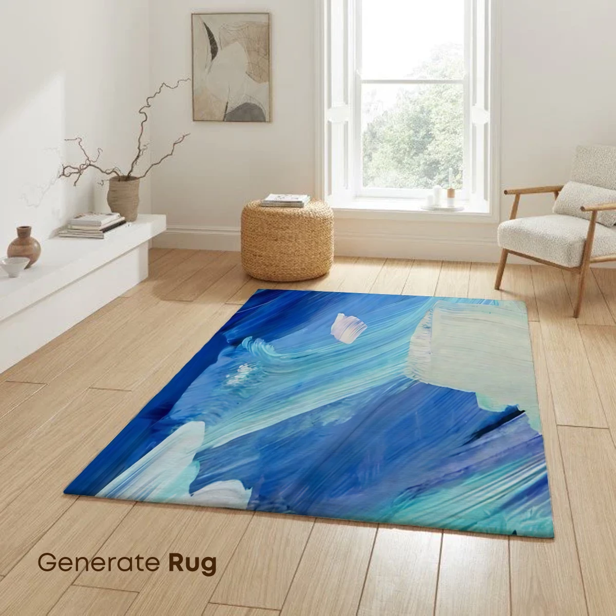 Abstract Ocean Symphony: Brushstroke Waves - Image 6