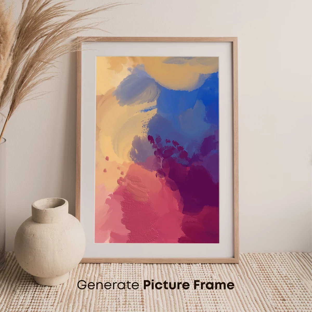 Abstract Symphony in Warm Tones - Image 7