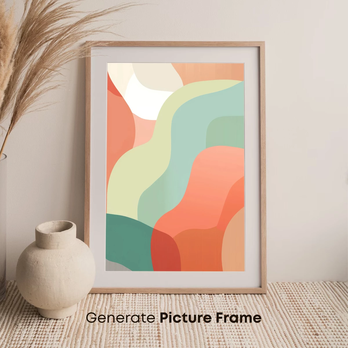 Abstract Fluid Fusion: Colorful Waves in Harmony - Image 7