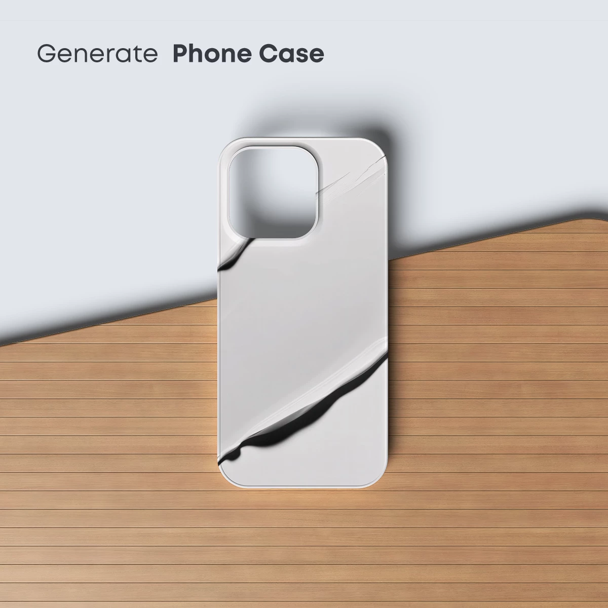 Elegant Swipe of White: Abstract Minimalism - Image 3