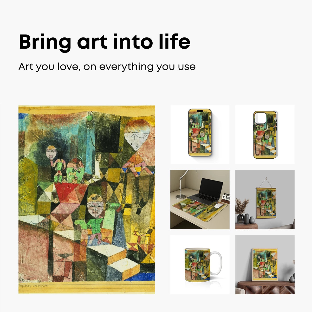 Cubist Family Gathering: Geometric Harmony in Chaos - Image 2