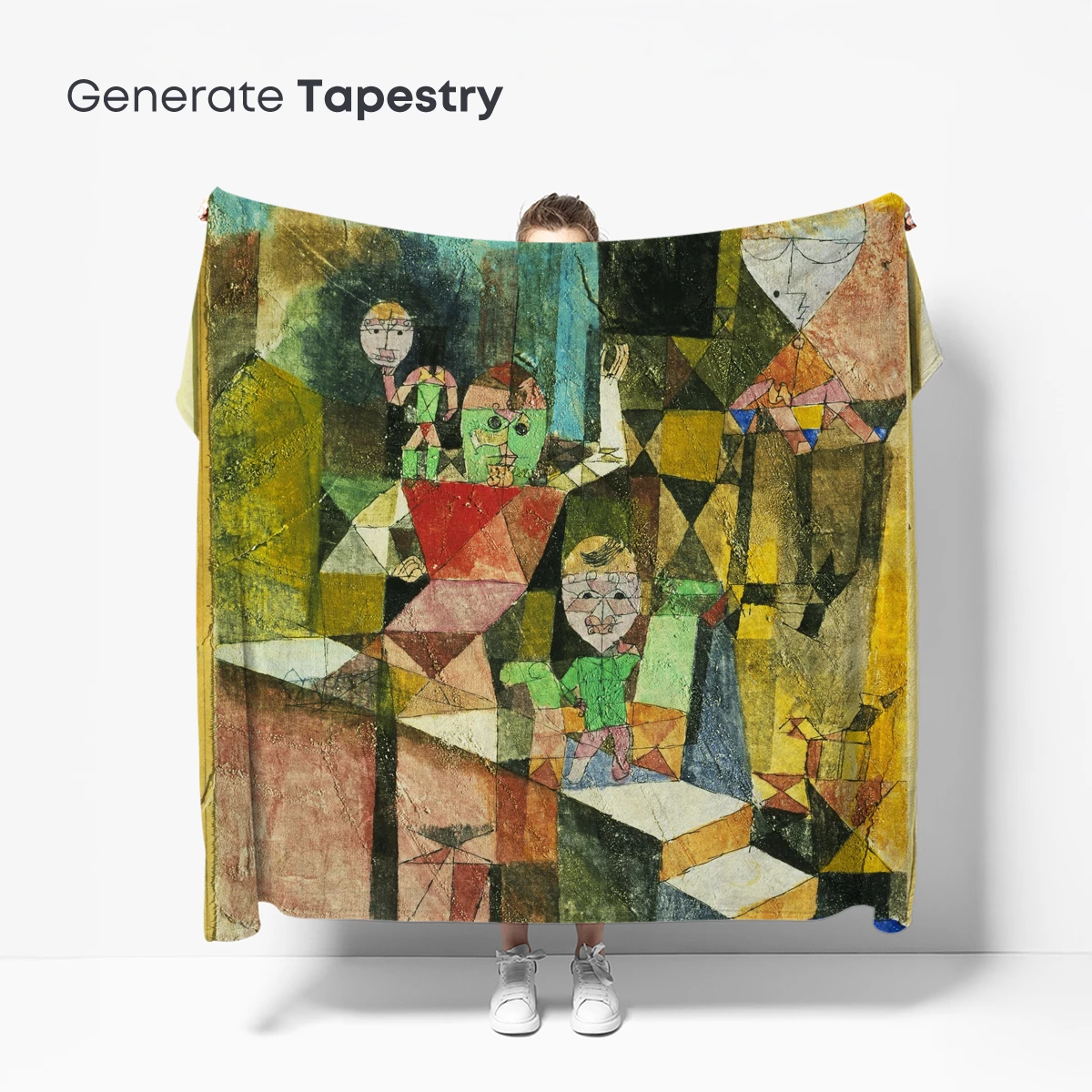 Cubist Family Gathering: Geometric Harmony in Chaos - Image 5