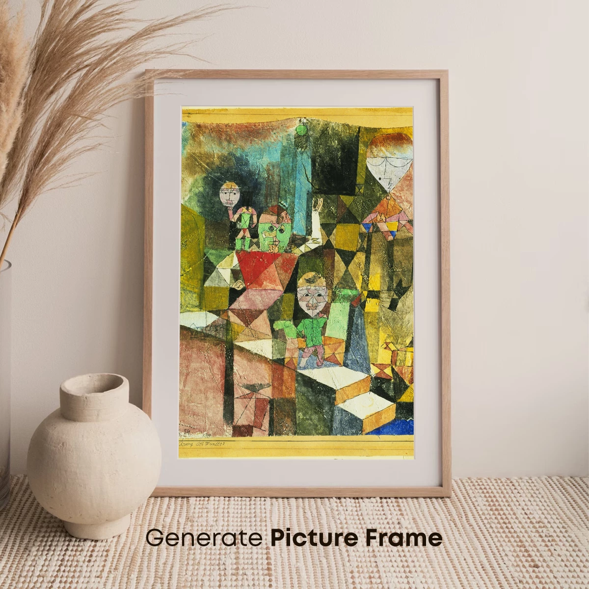 Cubist Family Gathering: Geometric Harmony in Chaos - Image 7