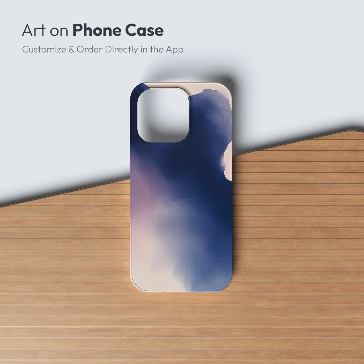 Ethereal Ink Embrace: Abstract Fusion in Soft Tones - Image 3