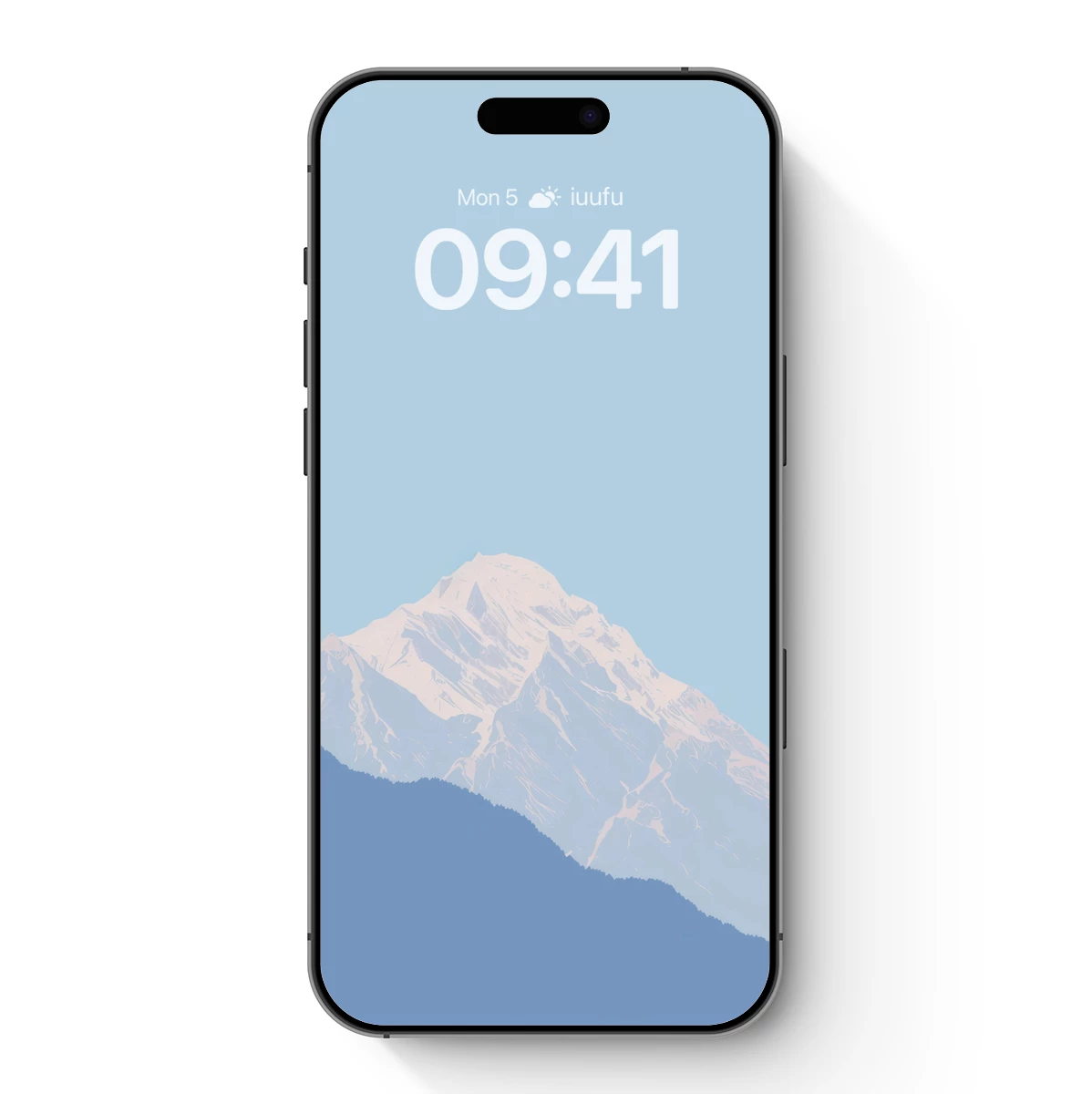 Eternal Snow Peak: Minimalist Mountain Majesty