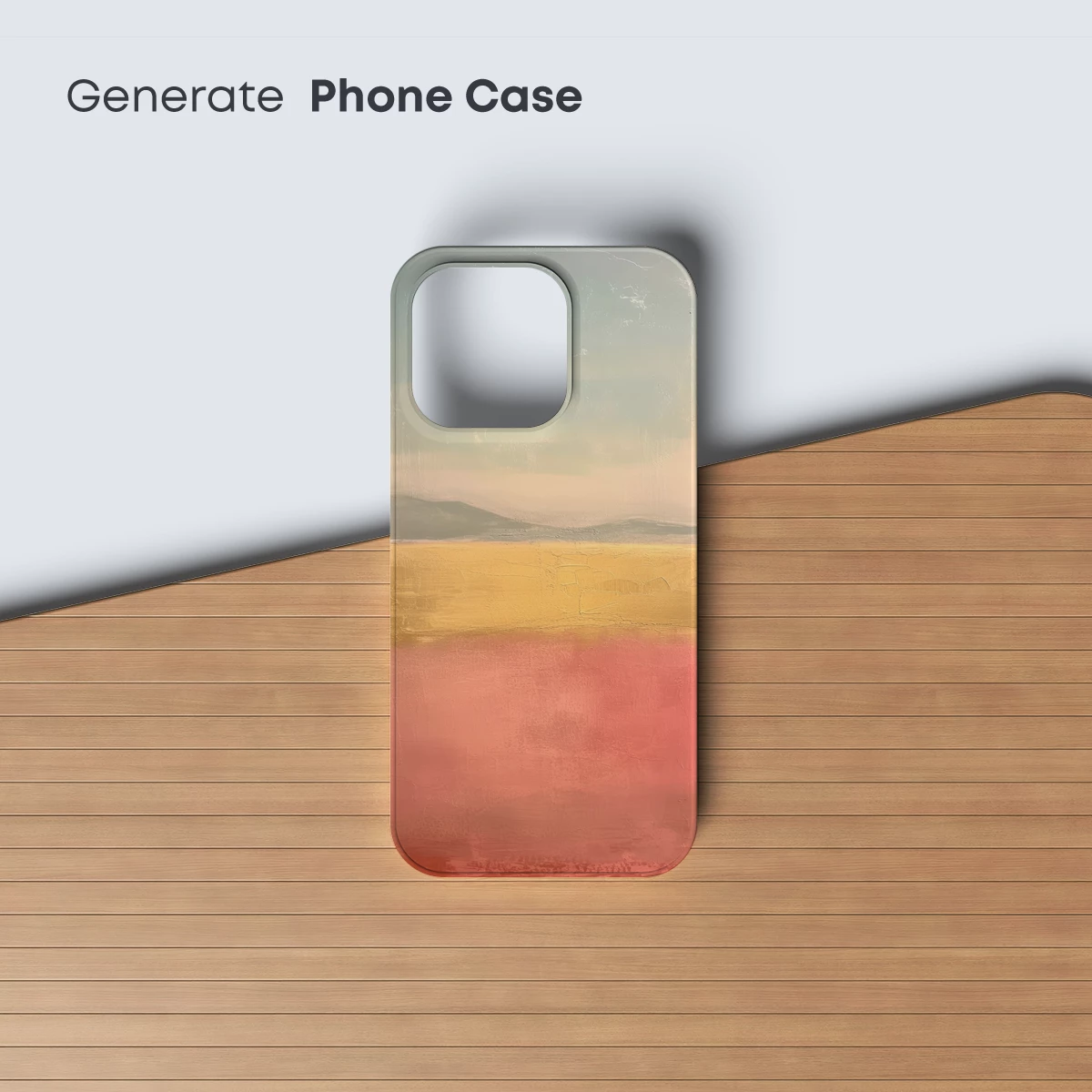 Abstract Horizon Glow: Textured Sunset Palette - Image 3