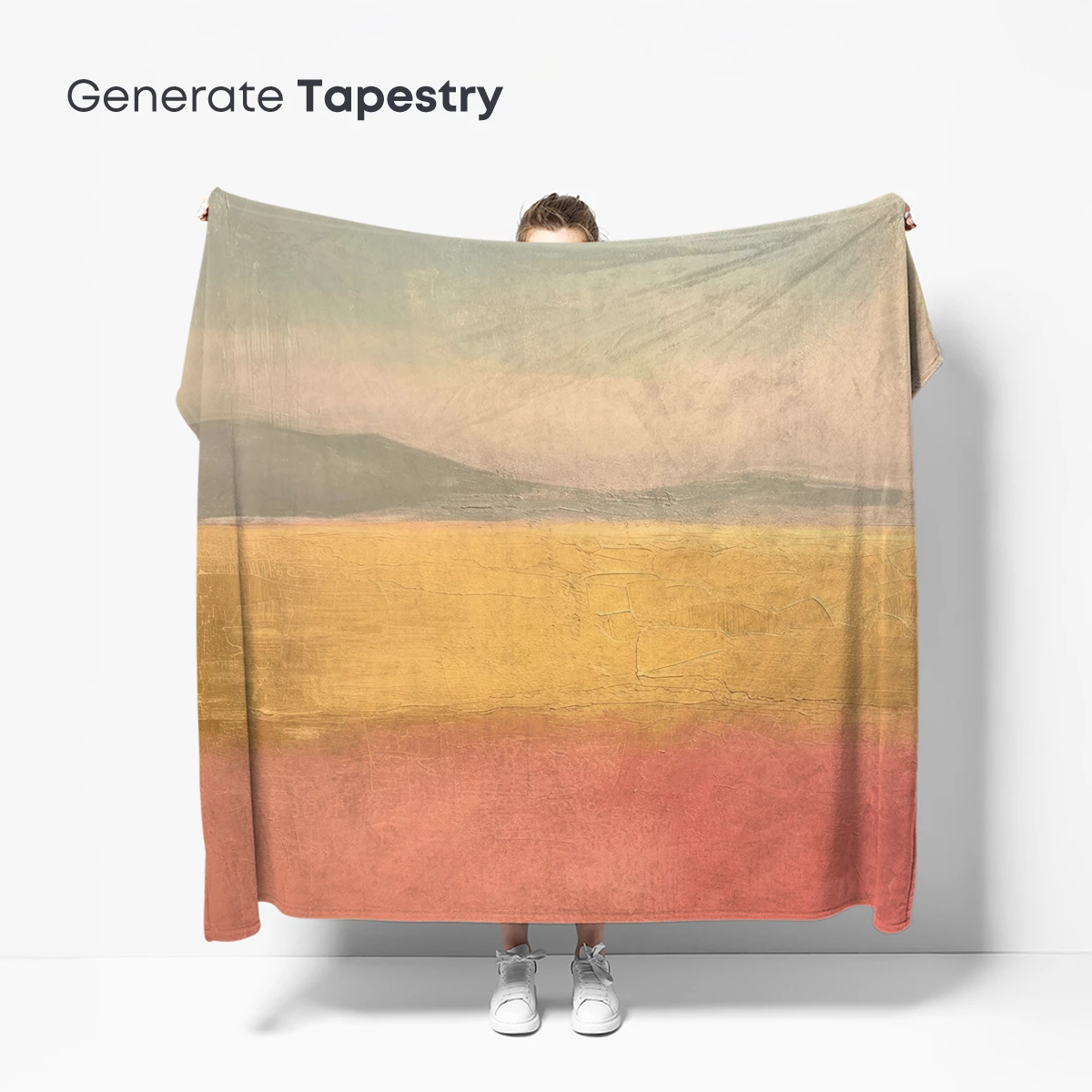 Abstract Horizon Glow: Textured Sunset Palette - Image 5