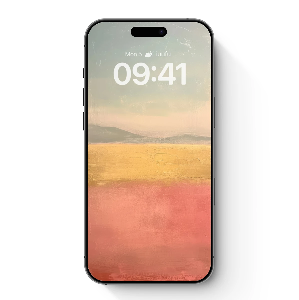 Abstract Horizon Glow: Textured Sunset Palette