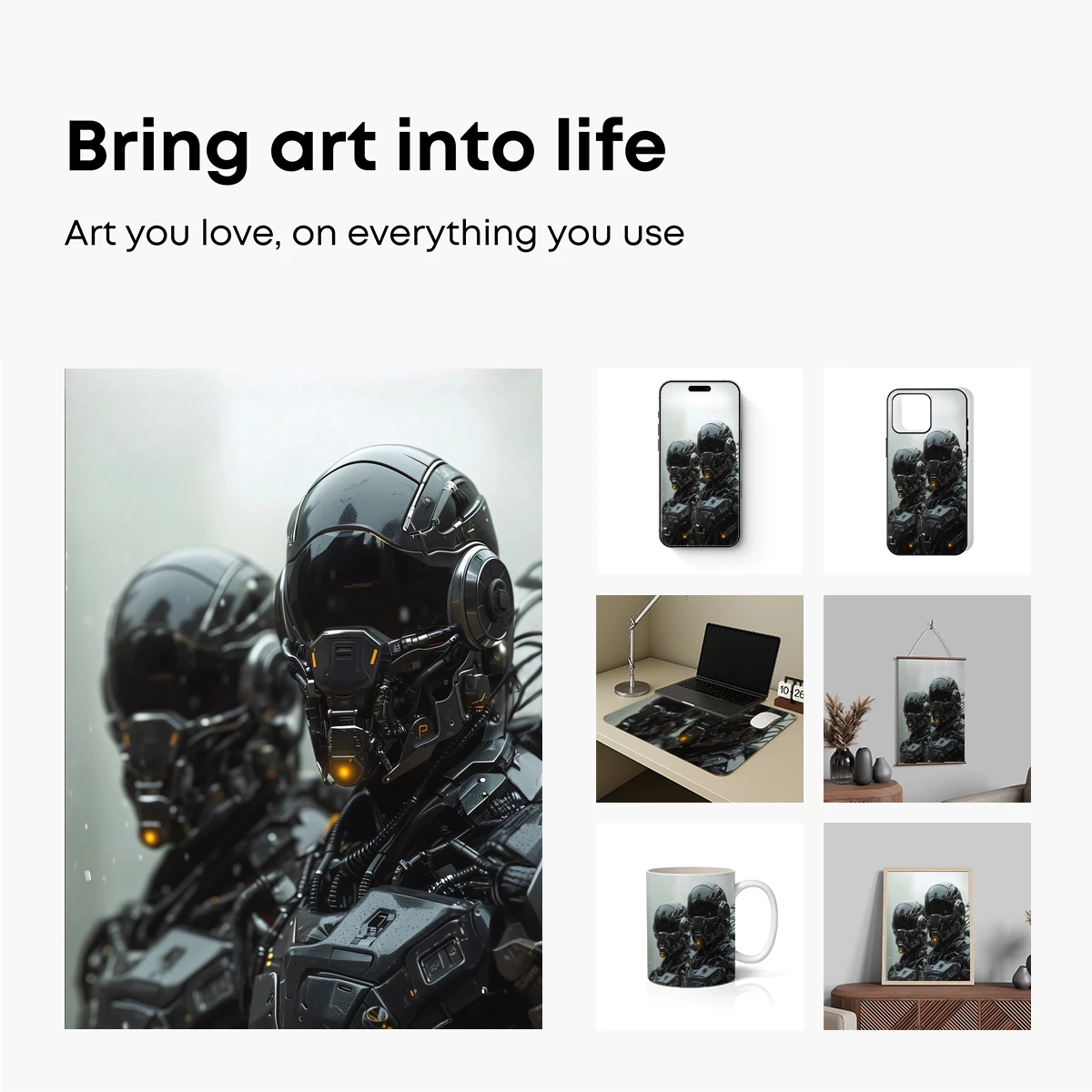 Cybernetic Guardians: Futuristic Mech Warriors - Image 2