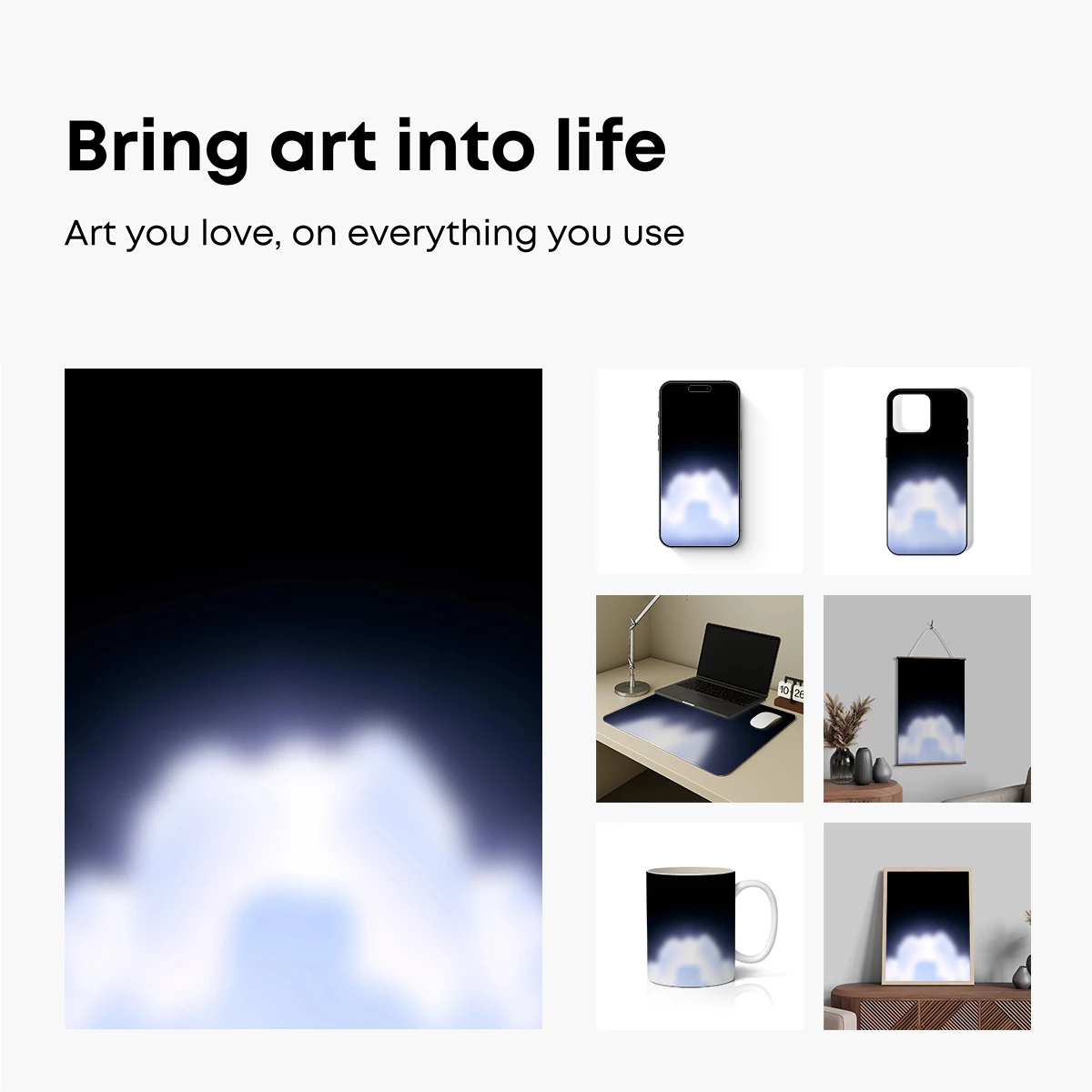 Ethereal Clouds: A Misty Dreamscape - Image 2