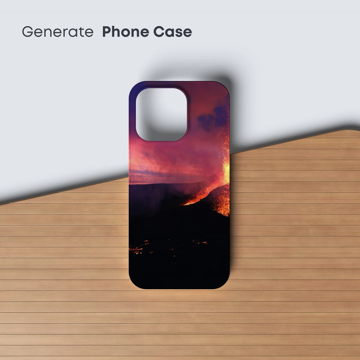 Erupting Volcano at Dusk: Nature's Fiery Symphony - Image 3