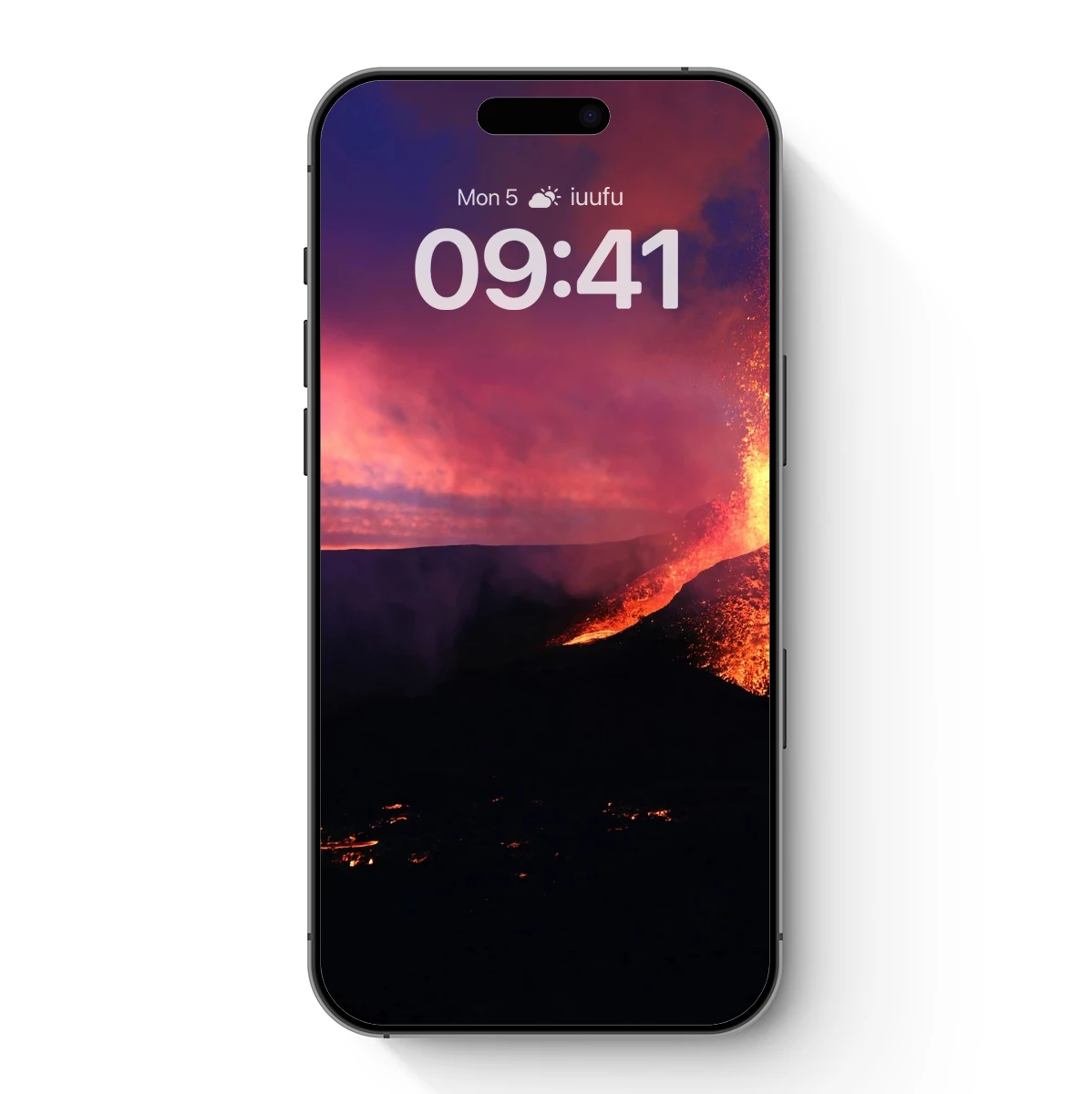 Erupting Volcano at Dusk: Nature's Fiery Symphony