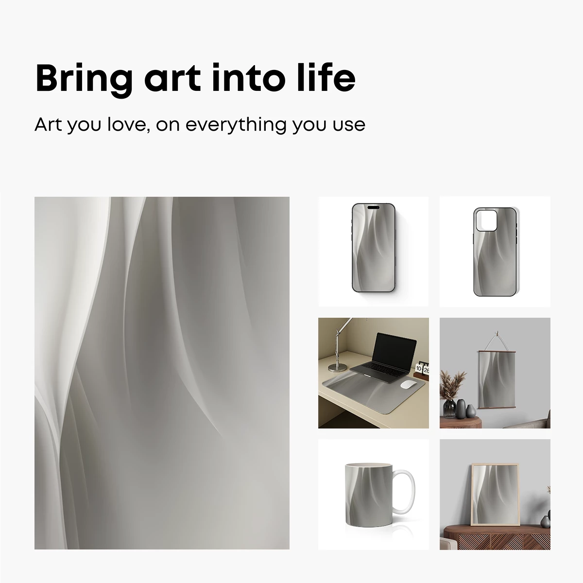 Elegant Silk Waves: A Study in Softness and Flow - Image 2