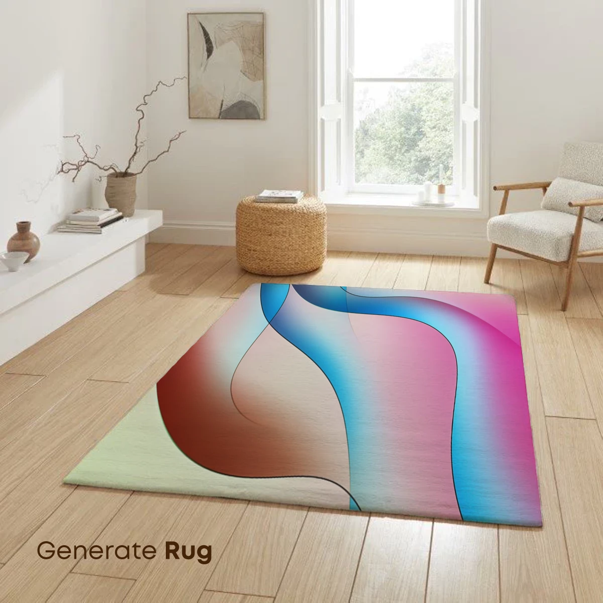 Fluid Chromatic Waves: Abstract Gradient Art - Image 6