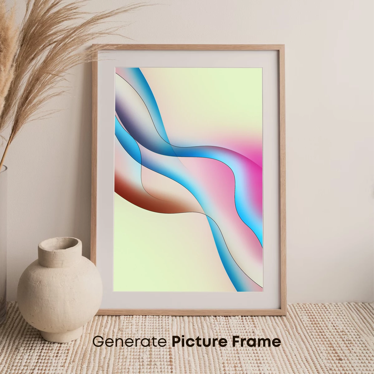 Fluid Chromatic Waves: Abstract Gradient Art - Image 7