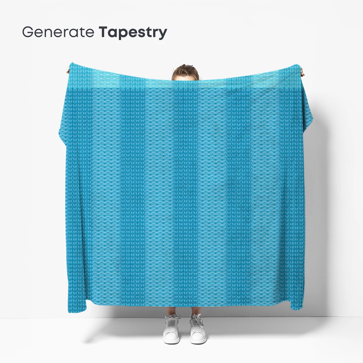 Knitwear Stripes in Aqua Harmony - Image 5