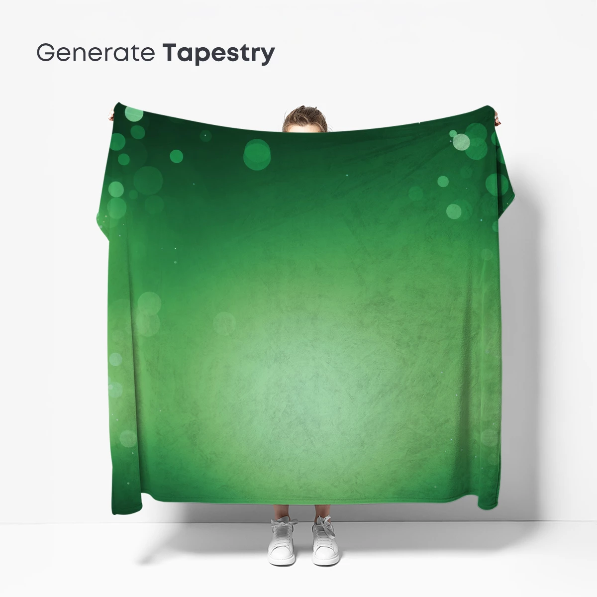 Enchanted Emerald Glow: A Bokeh Night Landscape - Image 5