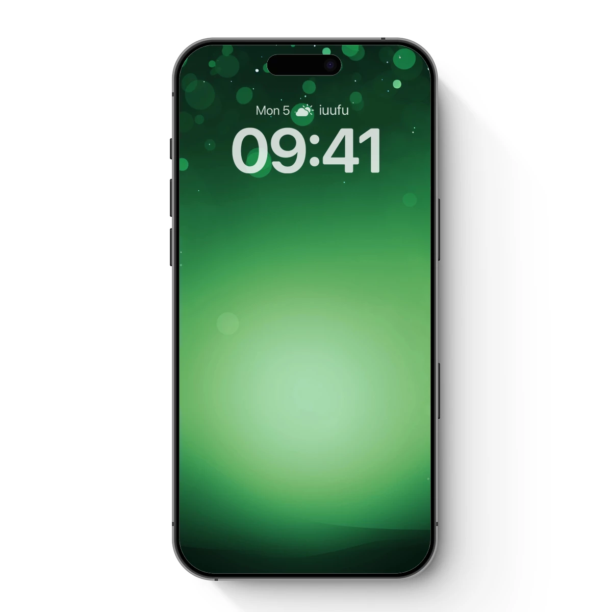 Enchanted Emerald Glow: A Bokeh Night Landscape