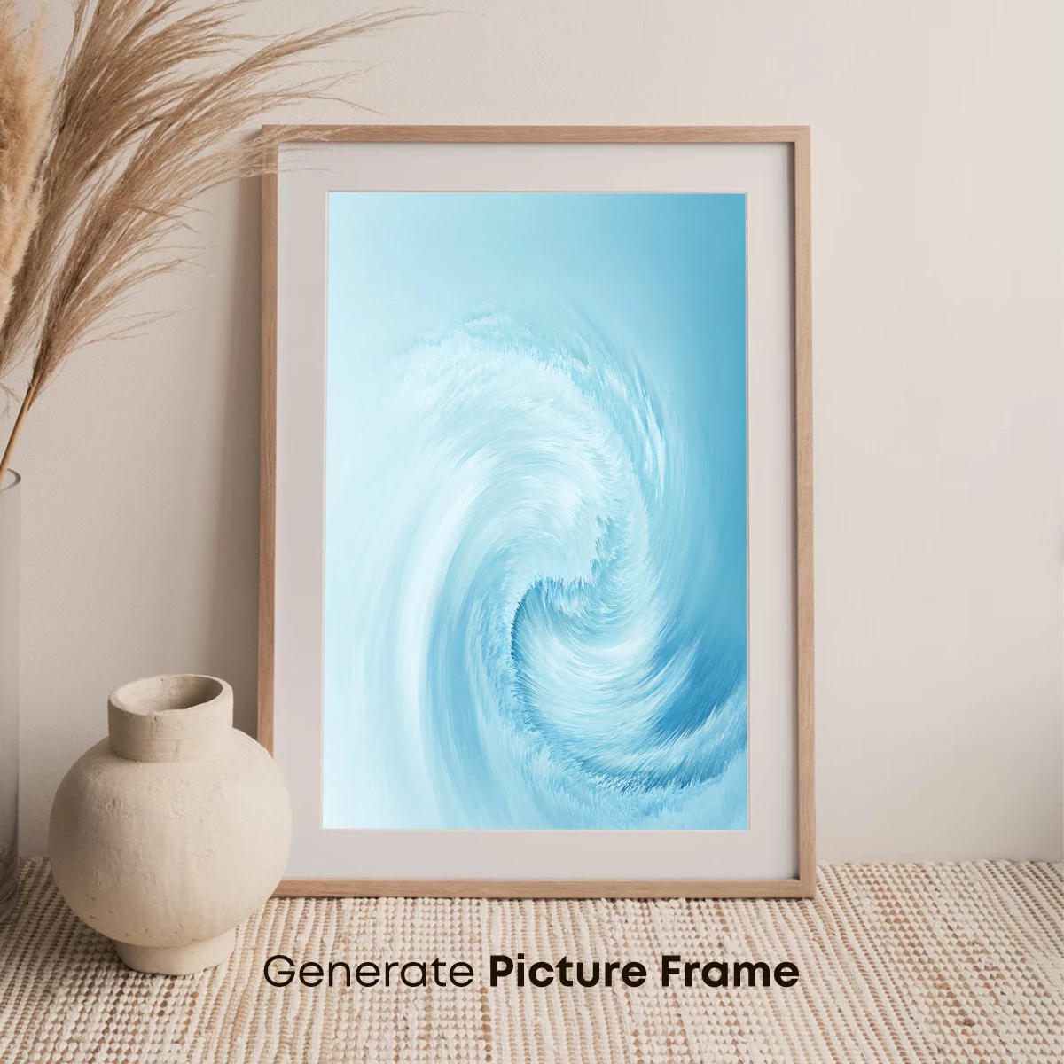 Ethereal Blue Swirl: A Dance of Whispers - Image 7