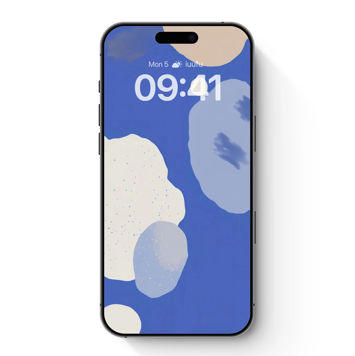 Abstract Azure Dreams: Floating Forms in Serenity