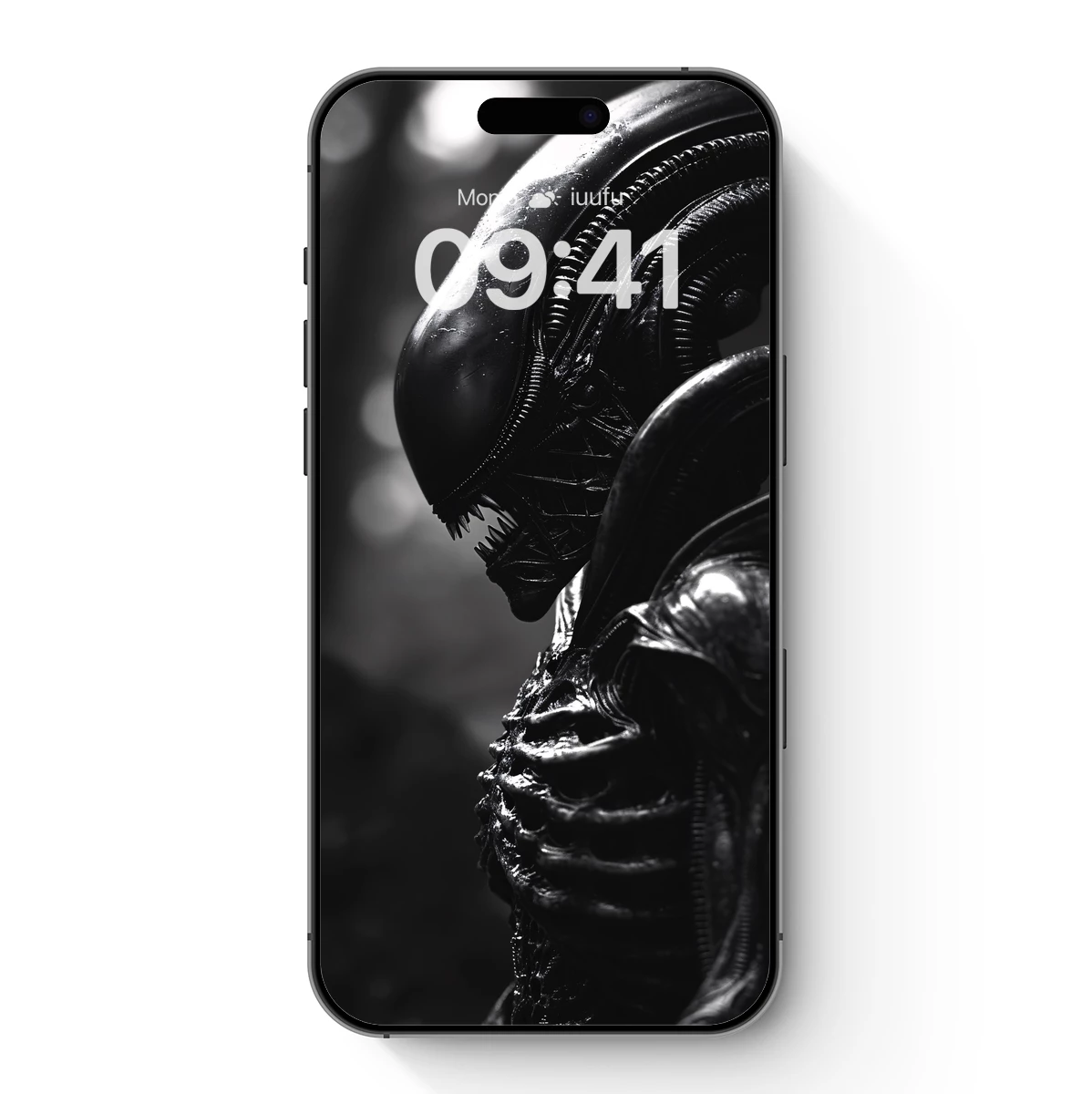 Alien Silhouette: Dark Elegance in Sci-Fi Horror