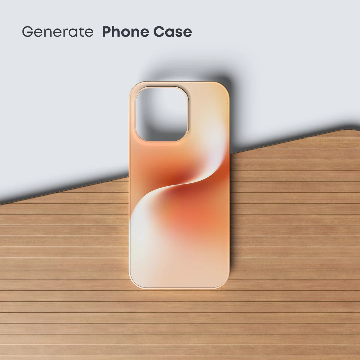 Ethereal Curve: Soft Gradient Sculpture - Image 3