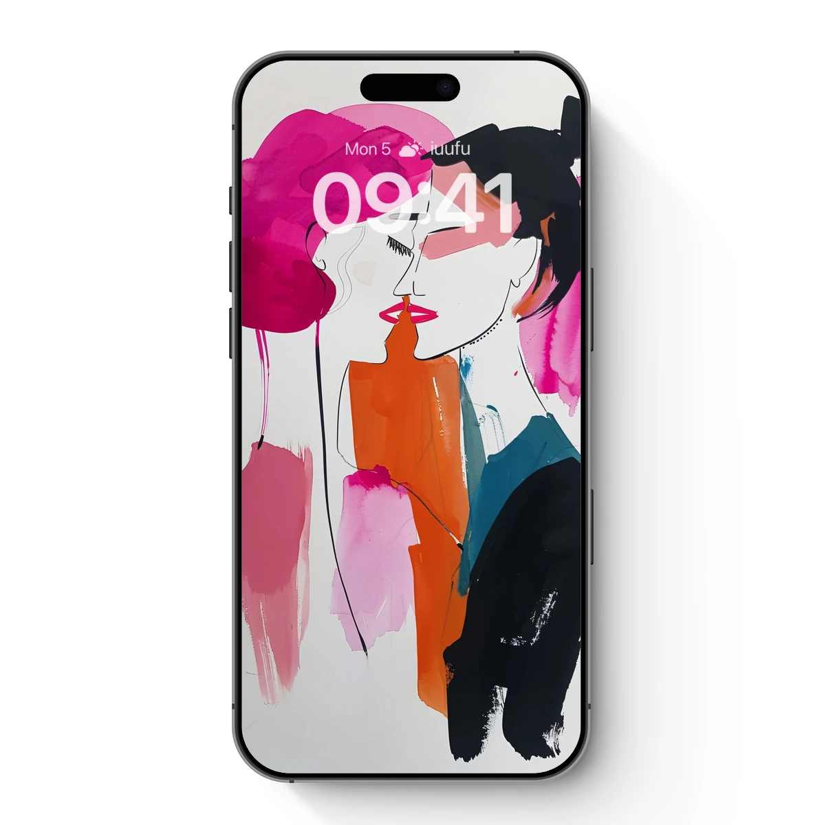 Abstract Fashion Fusion: Bold Colors & Modern Lines