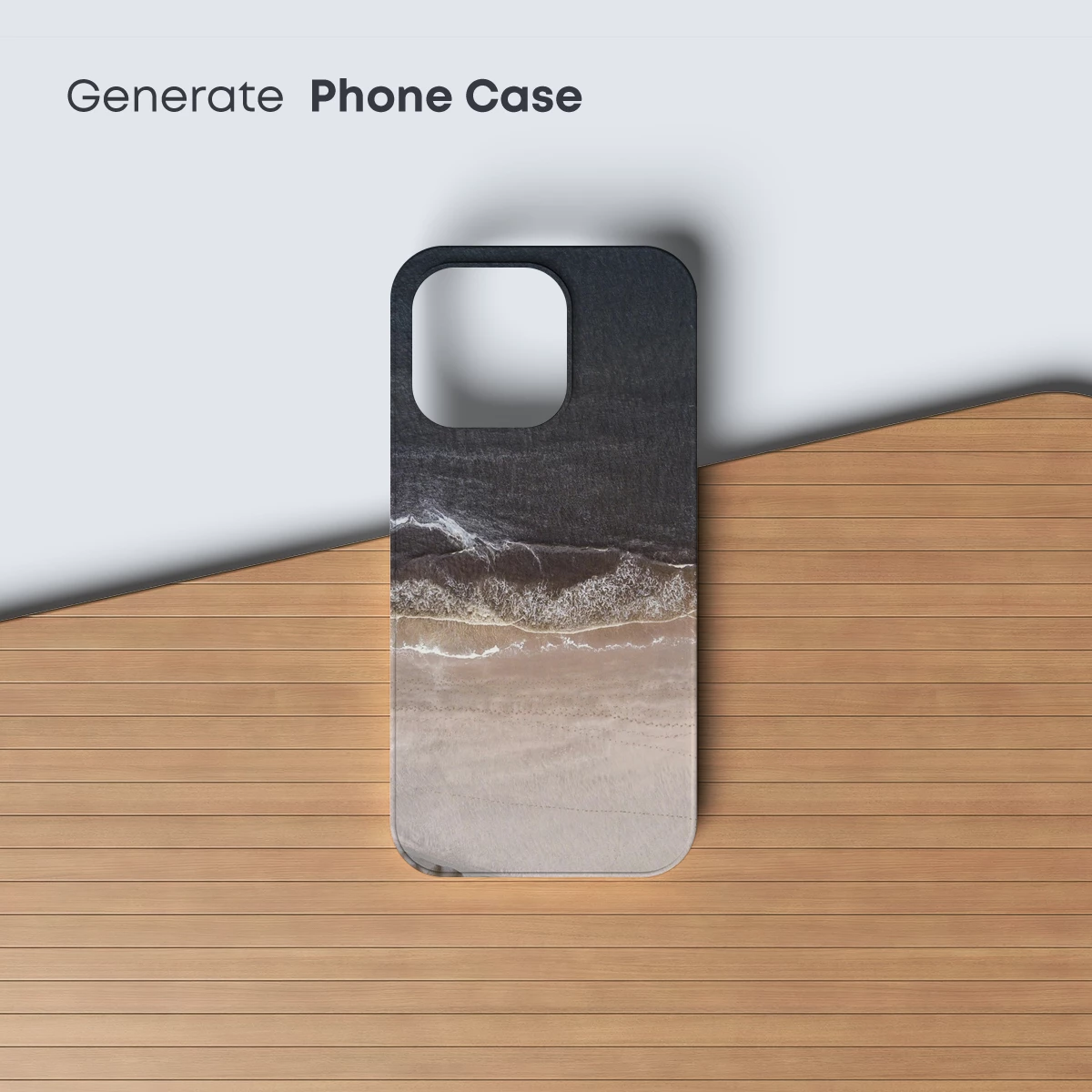 Aerial Serenity: Ocean Waves Kiss the Sandy Shore - Image 3