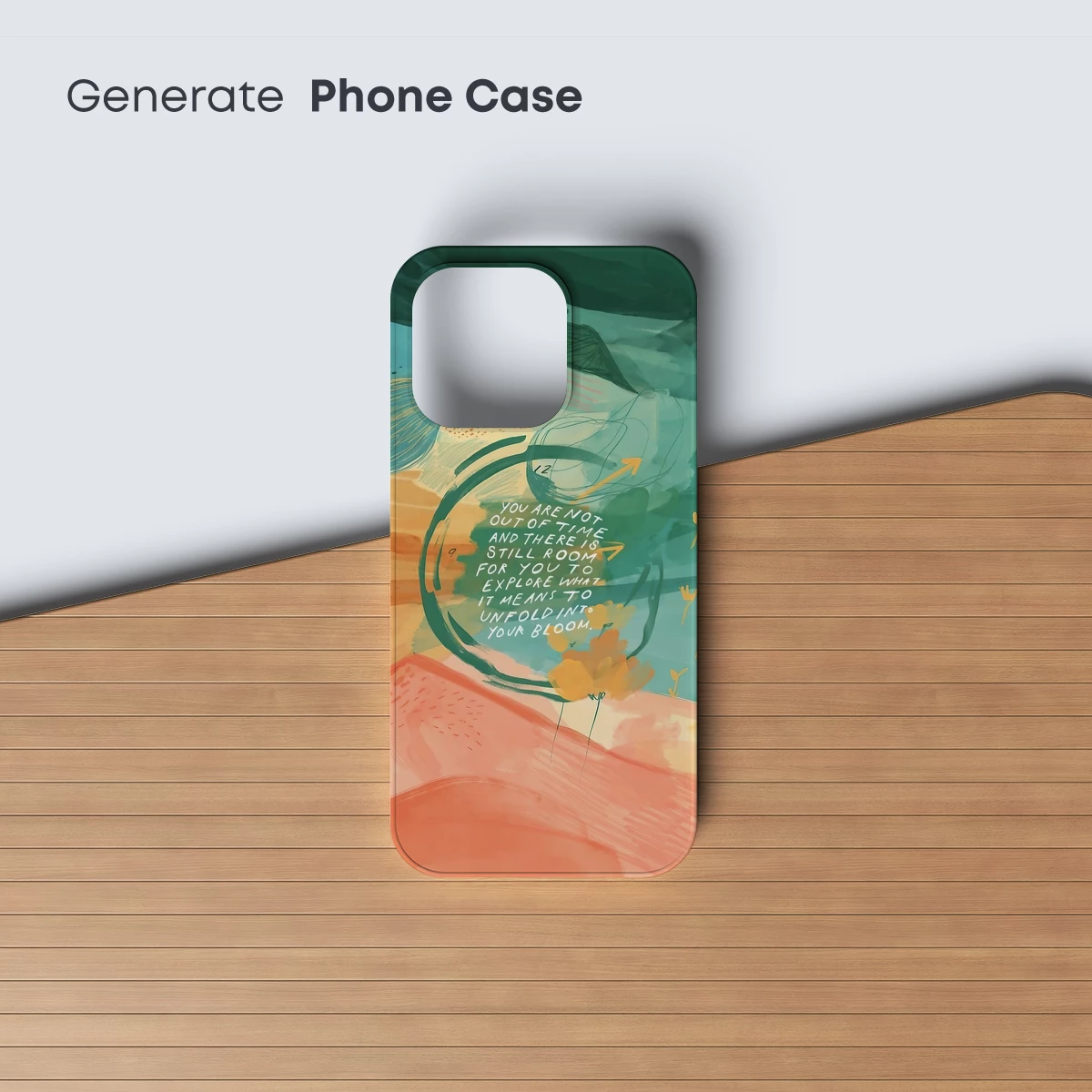 Blossom of Time: Abstract Floral Motif - Image 3