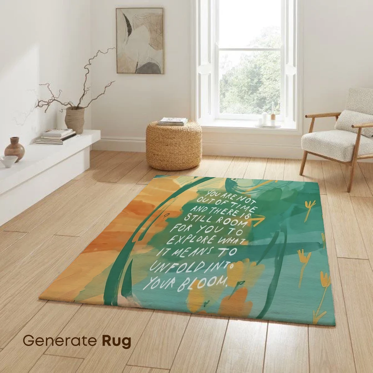 Blossom of Time: Abstract Floral Motif - Image 6