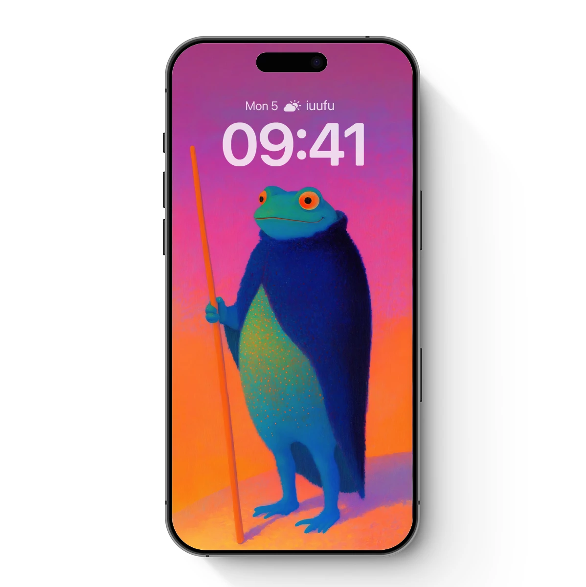 Frog Knight in Neon Dreams