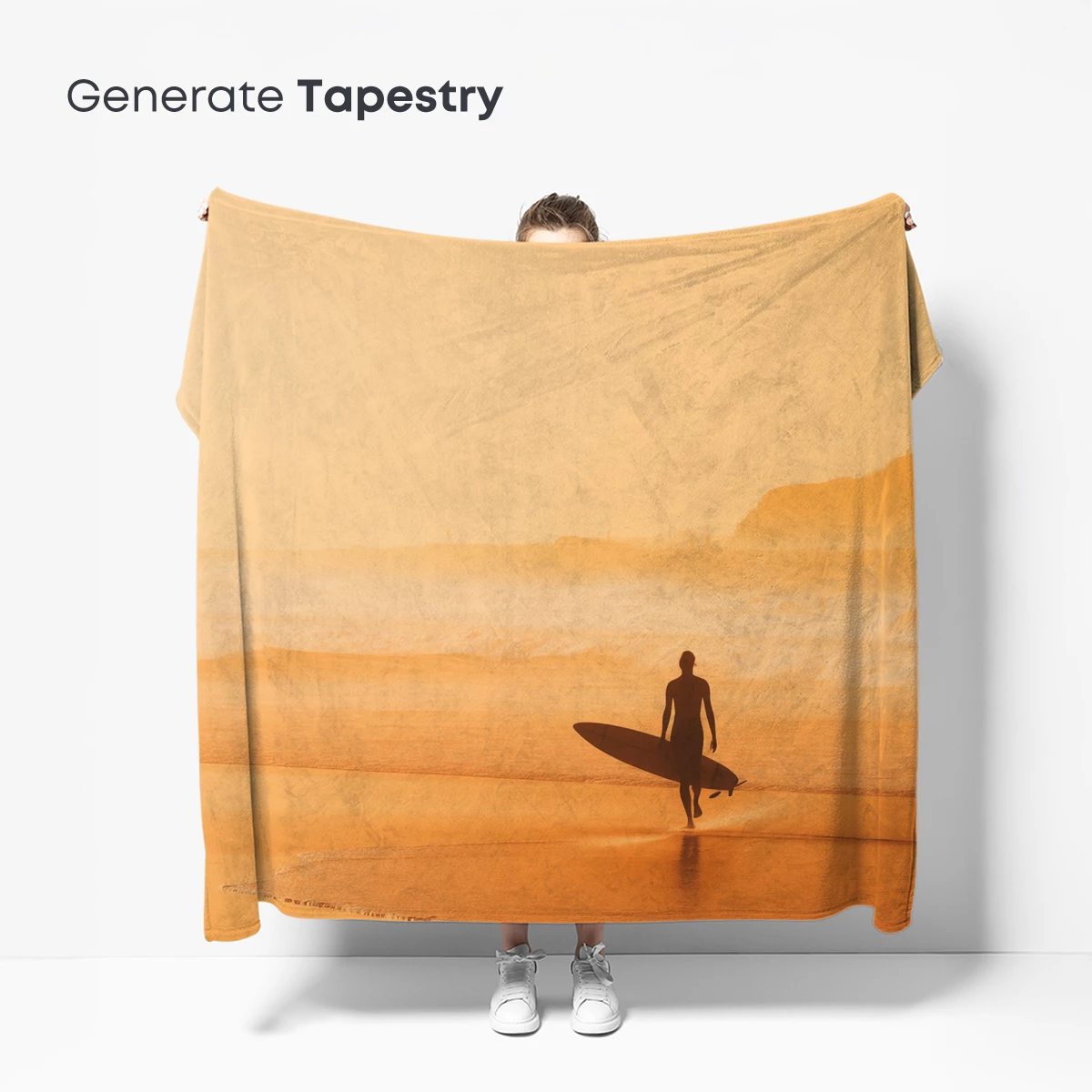 Golden Sunset Surfer Silhouette - Image 5