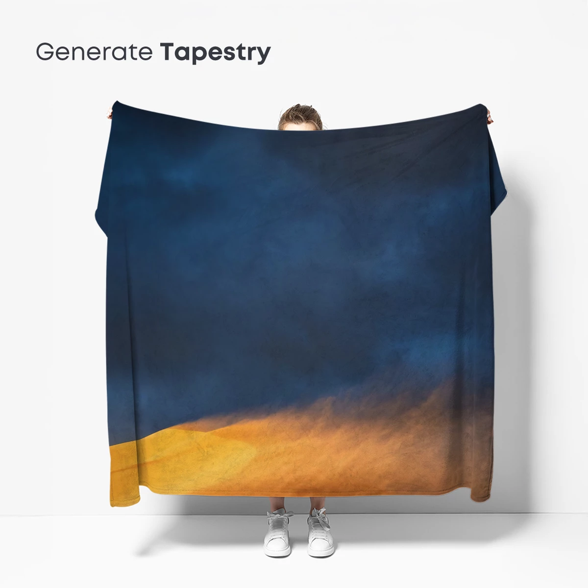Desert Storm Elegy: Golden Sands Under Midnight Skies - Image 5