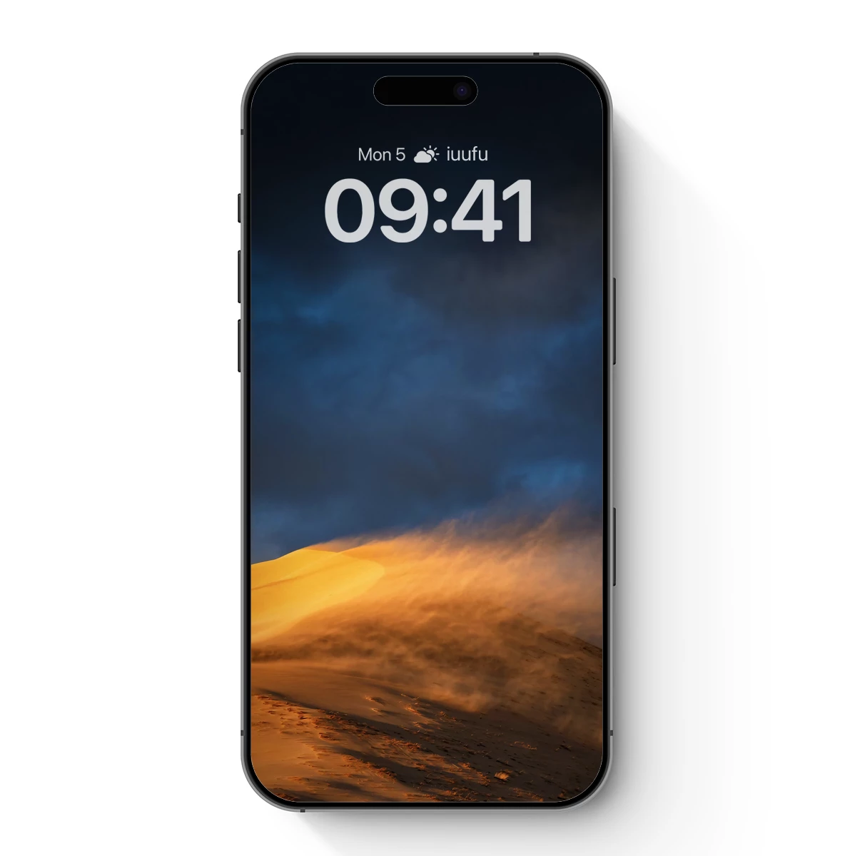 Desert Storm Elegy: Golden Sands Under Midnight Skies