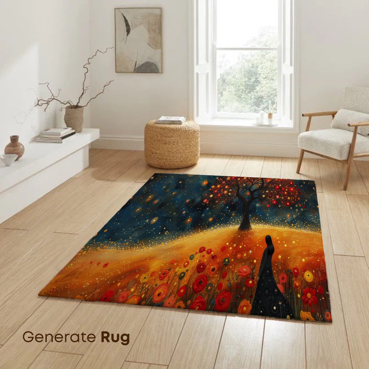 Eternal Blossom: A Surreal Night Garden - Image 6